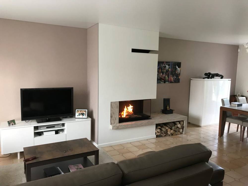 cheminée moderne