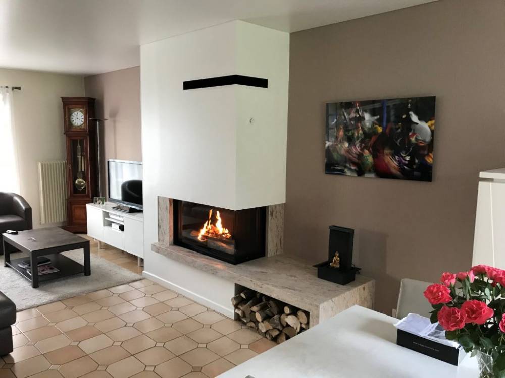 cheminée moderne