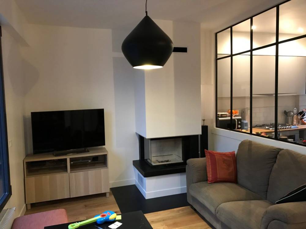 cheminée contemporain